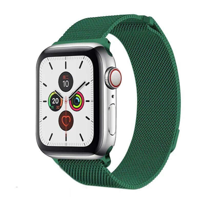 Pulsera Milanese Loop correa de acero inoxidable para Apple Watch serie 1/2/3/4 42mm 38mm pulsera banda iwatch serie 5 40mm 44mm Accesorios