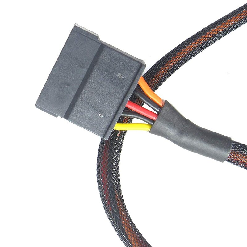 Mini 6Pin to 15Pin X2 SATA Power Cable Cord for DELL Vostro 3650 3653 3655 Desktop Computer HDD SSD Expansion