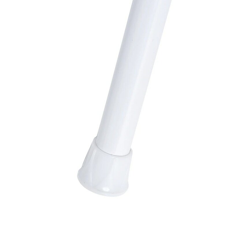 스프링 로드 확장 가능한 텔레스코픽 네트 보일 텐션 커튼 레일 로드 로드, 흰색 길이: 약 55-90 cm