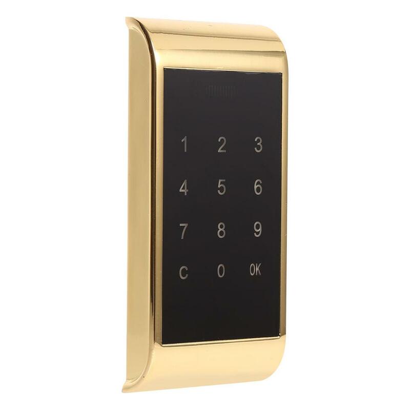 อิเล็กทรอนิกส์ Touch Keypad รหัสผ่านล็อค Key Access Digital Security Home Alarm Anti-Theft แฟ้มตู้รหัสล็อค