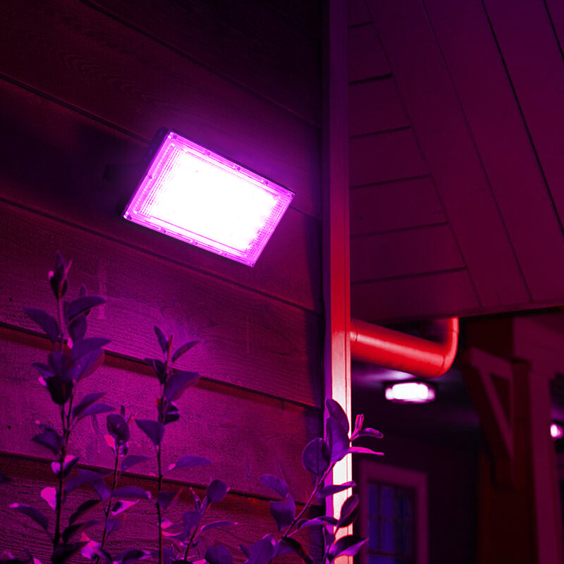 Светодиодная лампа для выращивания растений, фитолампа переменного тока 220 В 50 Вт, светодиодный прожектор полного спектра, Крытый Открытый парниковый завод, гидропонный завод, прожектор