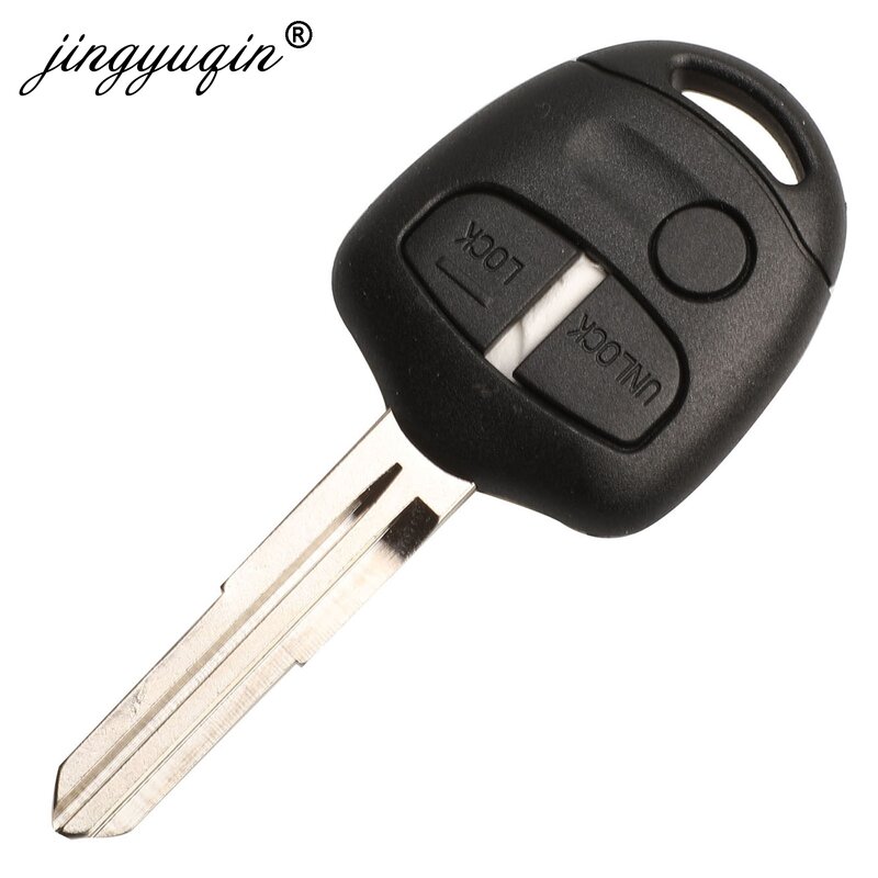 Jingyuqin 2/3 przyciski obudowa pilota z klucz samochodowym dla Mitsubishi Lancer EX ewolucji Grandis Outlander obudowa kluczyka MIT8/MIT11 ostrze
