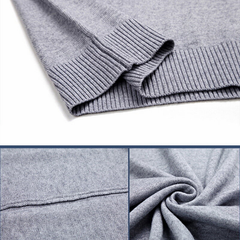 Shujin novo algodão tricotado pulôver homem com decote em v sem mangas formal negócios pull homme casual sólido camisola masculina camisolas colete