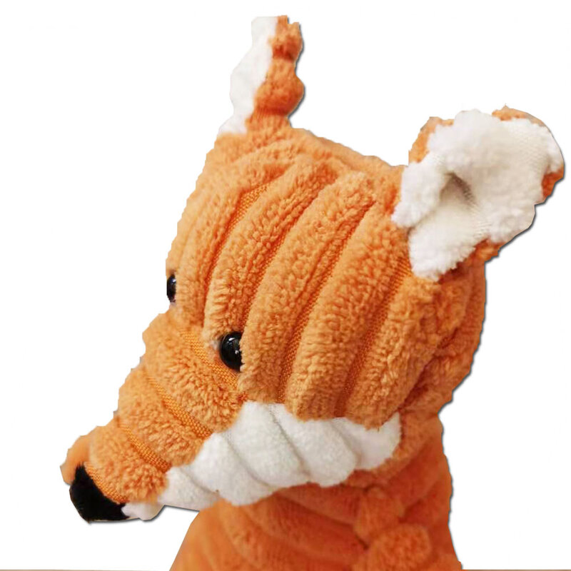 23cm bonito veludo animal plushie kawaii bebê apaziguar material de pelúcia raposa porco animais bonecas decoração para casa para crianças brinquedo acessório