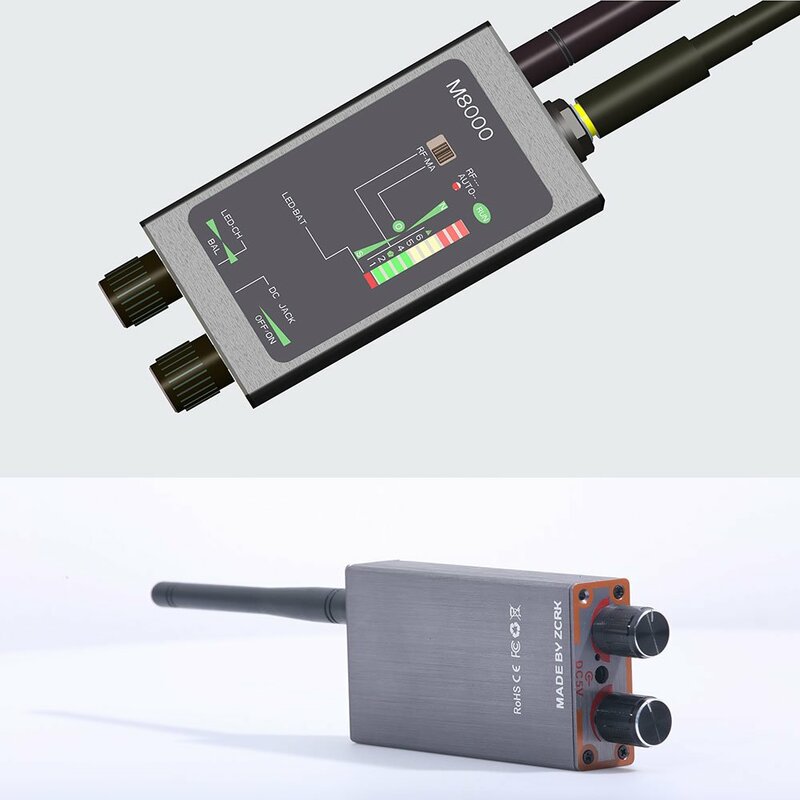1MHz-12GHz Detektor Bug Anti-mata-mata Radio FBI GSM RF Sinyal Pelacak Otomatis Detektor GPS dengan Antena LED Magnetik