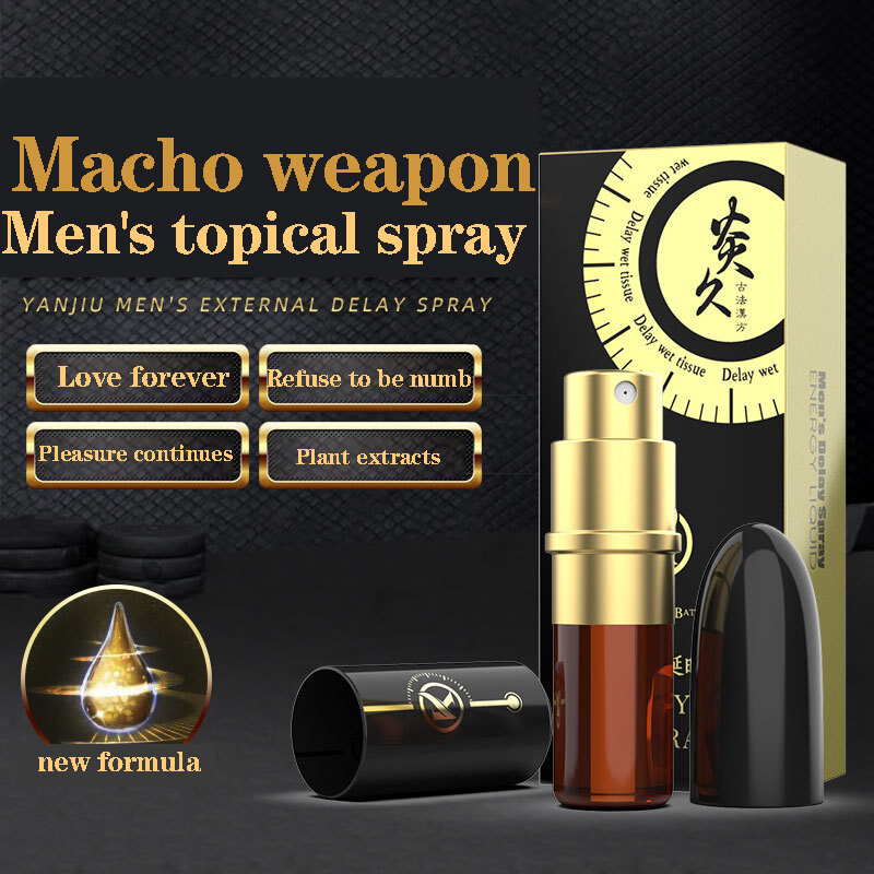 "KAKOU" Men's External Delay Spray Long-lasting Male Delay Spray Adult Sex Toys Male Health Products Plant Extract
