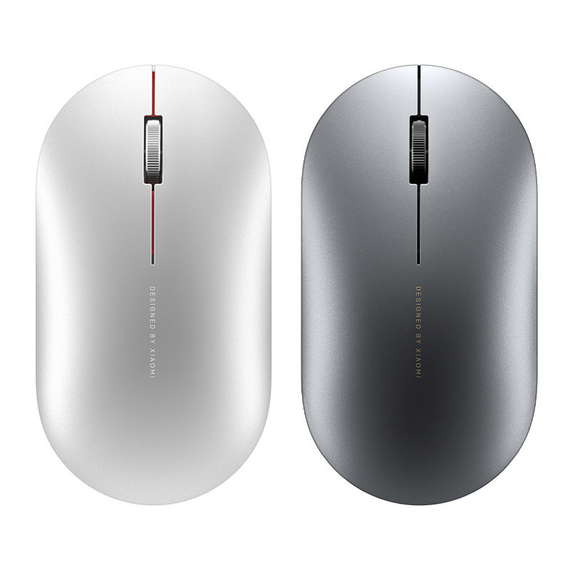 Xiaomiのbluetoothマウスmiファッションワイヤレスマウスゲーム愉し1000dpiの2.4ghz無線lanリンク光学式マウス金属ポータブルマウス #618