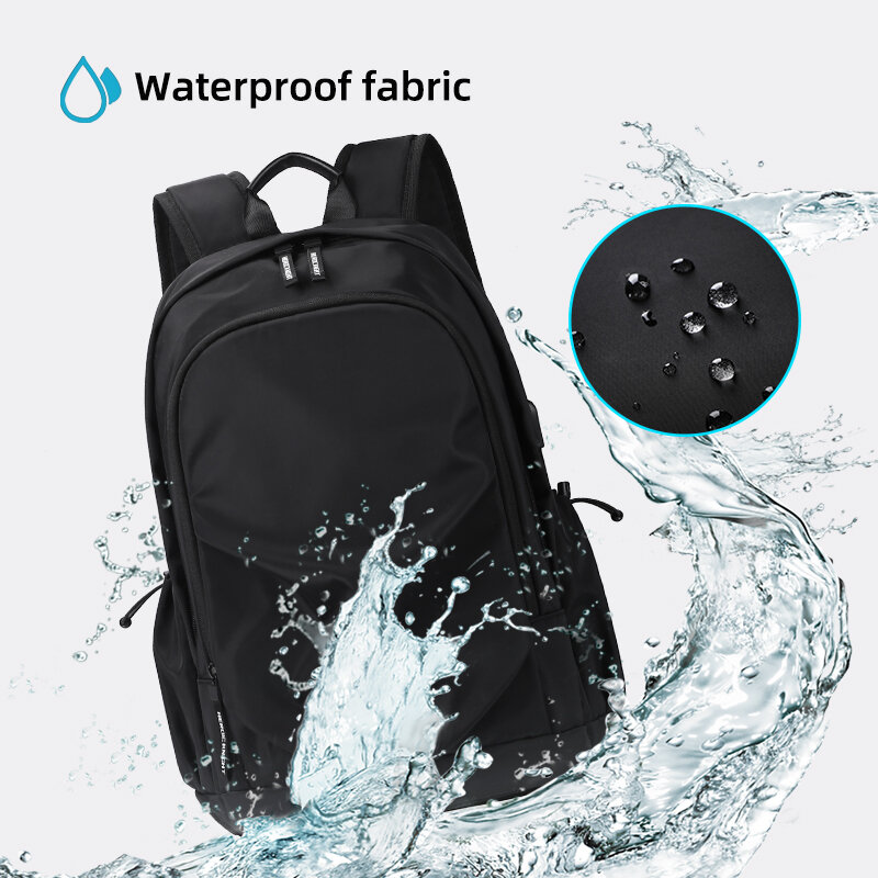 Moda z zabezpieczeniem przeciw kradzieży męski plecak wodoodporny USB ładowanie Mochilas Laptop School Casual torba dla nastolatki plecak o dużej pojemności