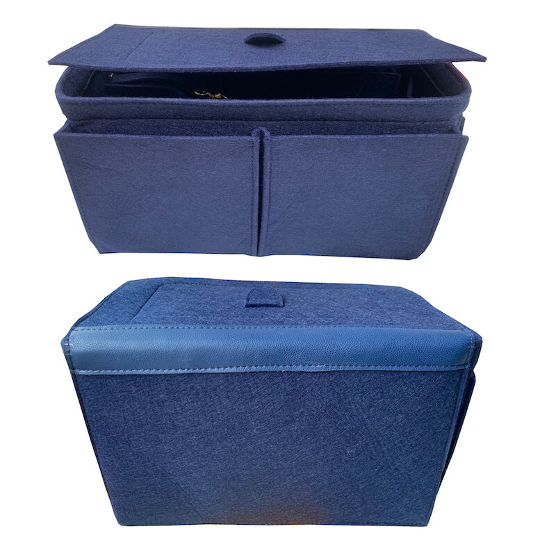 Do książki Tote małe duże torebki Organizer wkładka-antykradzieżowe wielofunkcyjne z klapką/Premium 3MM filc Handmade/21 kolorów