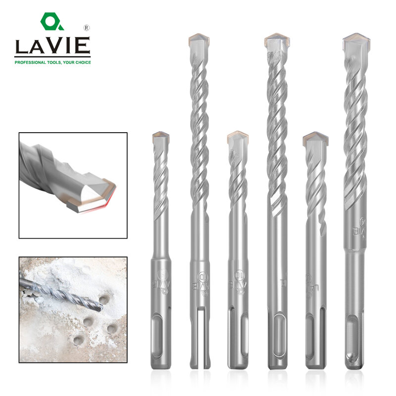LAVIE 1pc 4 5 6 7 8 10 12 SDS Plus Hole Saw Drilling 110mm 160mm Electric Hammer Drill Bits For Wall Concrete Brick Masonry Bit