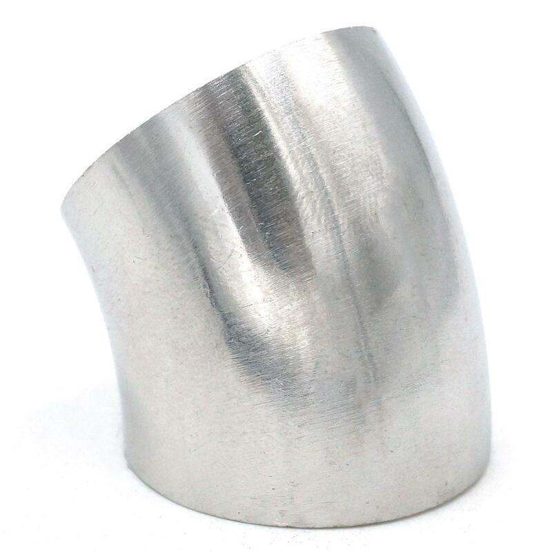 O.D 51x1.5mm 304 Stainless Steel 45 Degree Elbow Sanitary Welding Fitting Pipe Connector