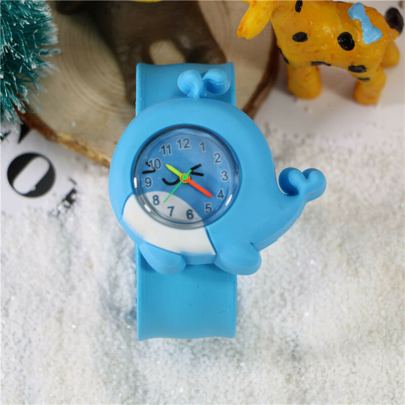 12 Styles Multi-color Watches Children Cartoon Sports Quartz Panda Butterfly Crab Kitty Monkey Bee Girl Watch for Kid Gift Clock