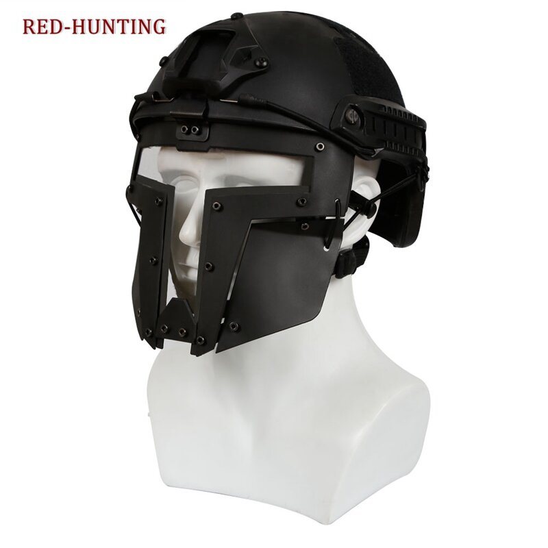 Nuovo 2022 maschera tattica maschera spartana protezione esterna Airsoft Paintball accessori CS maglia protettiva integrale di alta qualità