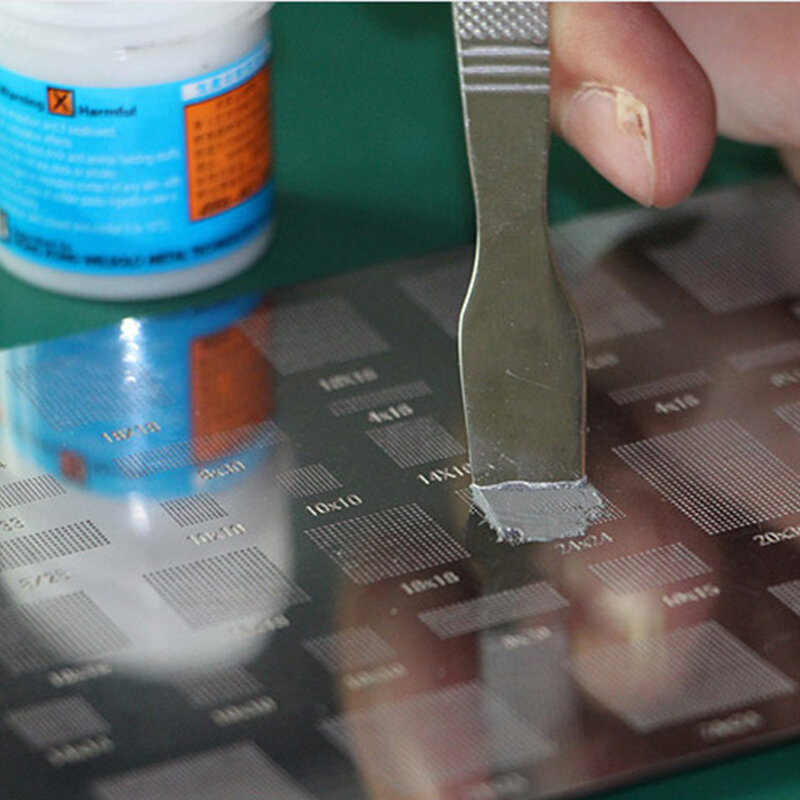 JAKEMY Phone Repair Tools Memory Metal Tin Scraping Knife Solder Paste Mixing Knife Spudger Pry Opening for iPhone Repair Tools