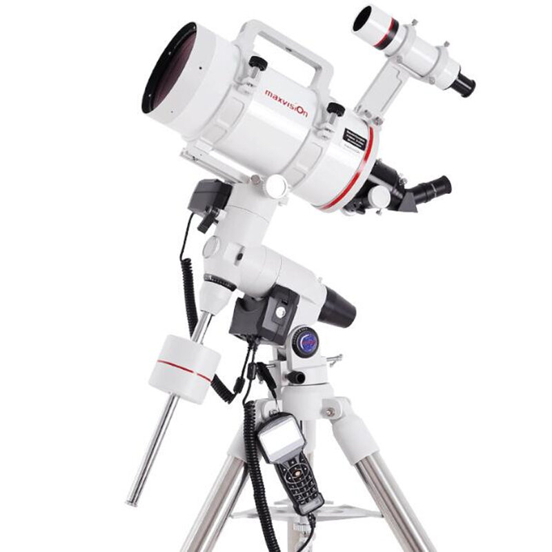 Maxvision automático Maaka telescópio astronômico, Maaka Orthofoto EXOS-2 GOTO, montagem equatorial alemão, 2 polegadas tripé, 152mm, 1900mm