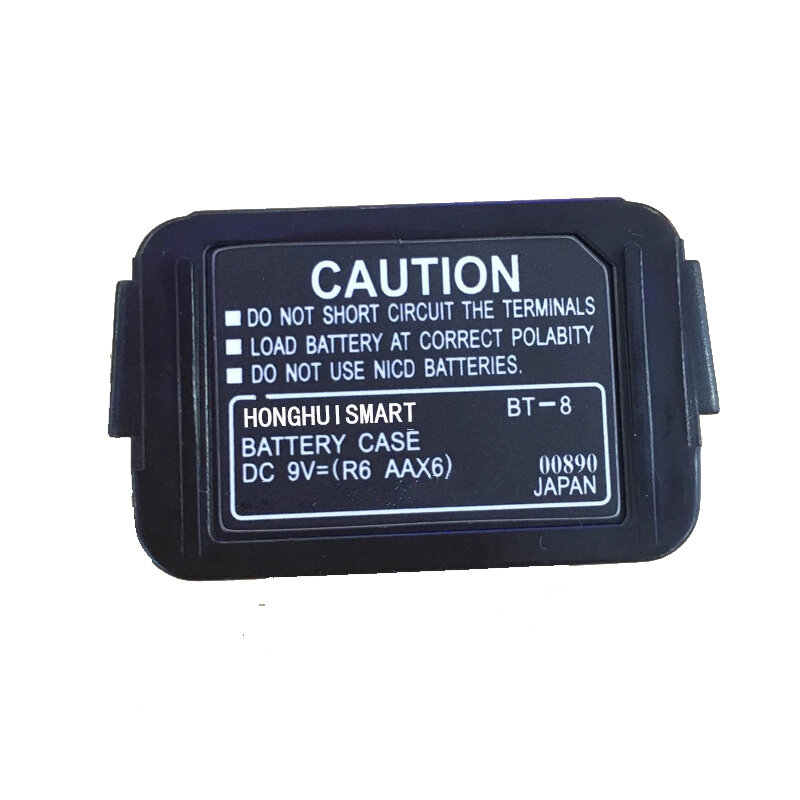 Kenwood-caja de batería para walkie-talkie, paquete de 6 pilas AA para radio bidireccional, BT-8, TH28,TH48,TH78HT