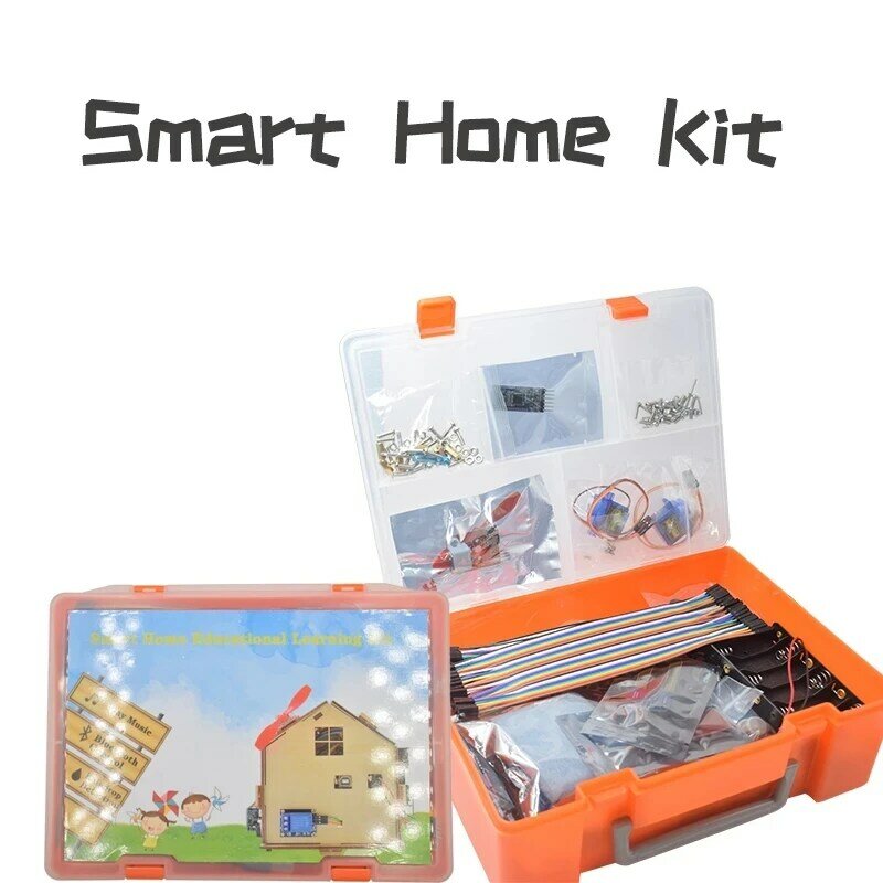 Kit rumah pintar, Kit pembelajaran komponen elektronik untuk papan Arduino Uno R3 dengan Tutorial
