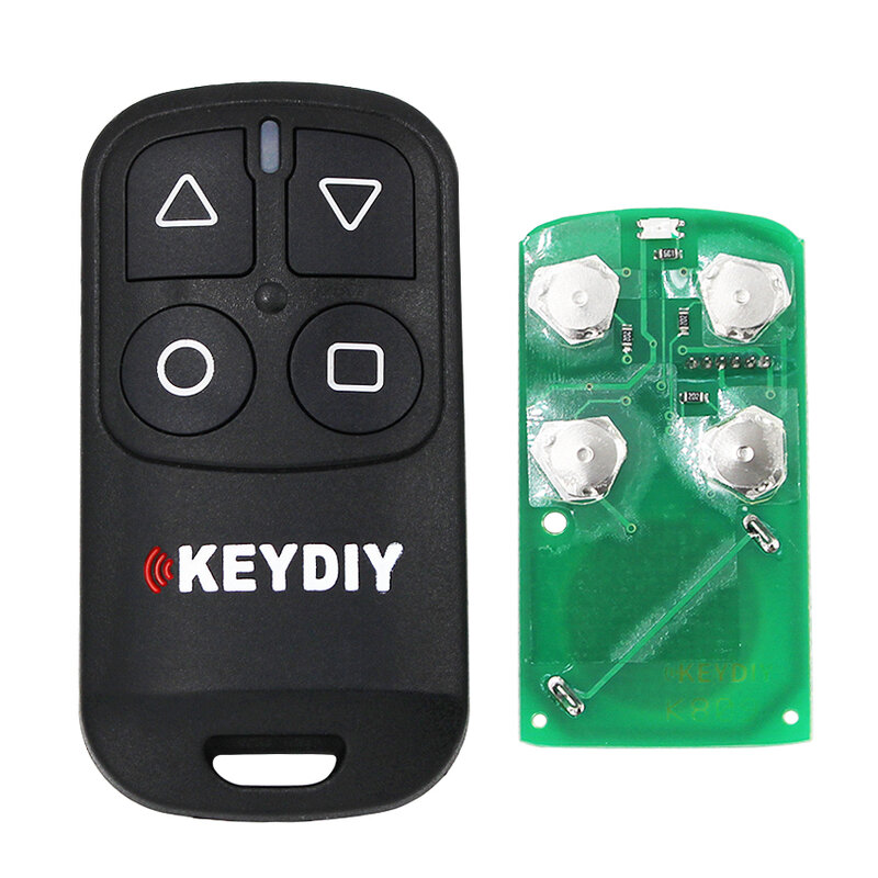 KEYDIY-llave remota KD para puerta de garaje, 4 botones, para KD900 URG200 KD-X2/ MINI KD200, herramientas generadoras, lote de 1/5 unidades