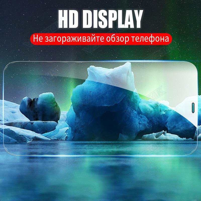Vidrio Protector 11D para Apple iPhone 15 14 Plus 13 12 mini 11 Pro Max, Protector de pantalla templado para iPhone X XR XS Max, película de seguridad
