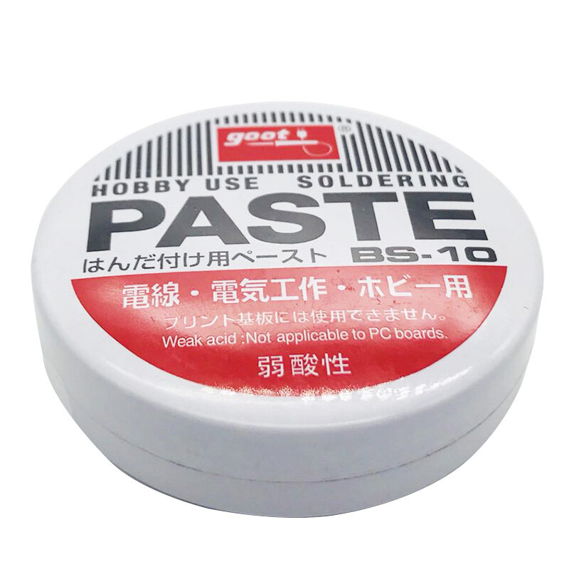 1PC 10g Silver Weak Acid Soldering Solder Paste Solder Flux Grease Paste BS-10 4.5cm Semi Solid