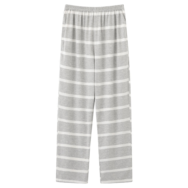 Big Yards L-5XL Men's Cotton Long Trousers Striped Sleep Pants Mens Pajamas Pants Bottoms Sleepwear Pajama for Men Pijama Hombre