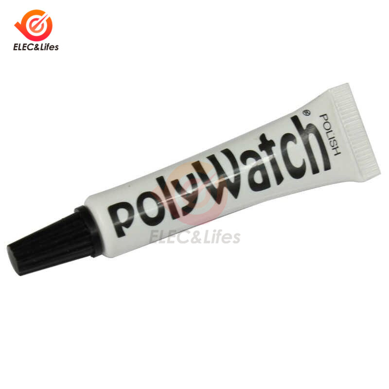Poliwatch de plástico/acrílico, reparación de gafas de cristal de reloj Vintage, 5g, bueno para relojeros