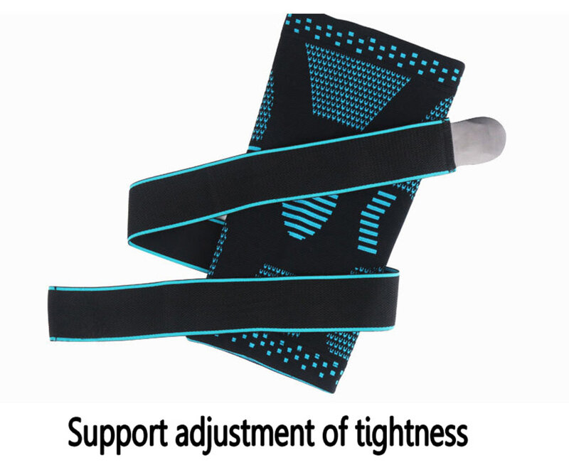 1pce esportes joelheira elástica joelheiras protetor suporte respirável bandagem joelho cinta basquete levantamento de peso