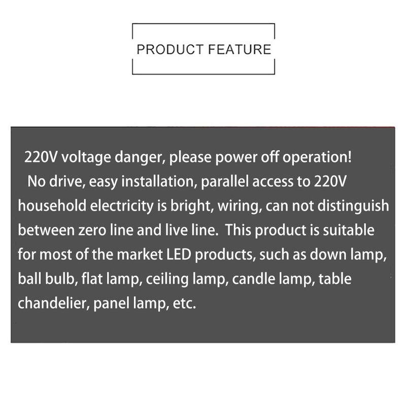 10 Stks/partij 220V Led Chip Geen Flikkering Dob High-Voltage Licht Boord 5W 20W 40W 60W Hgh-Power Lamp Kralen Voor Downlight Plafondlamp