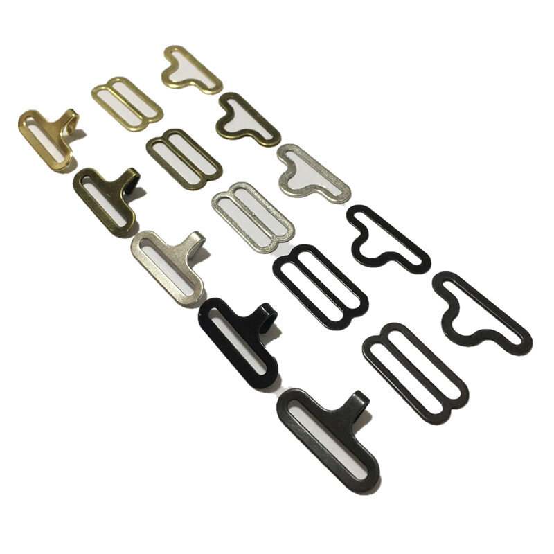 1000 set/lotto papillon Hardware cravatta gancio papillon o clip di fissaggio per fare cinghie regolabili su papillon/cravatte