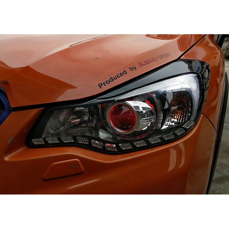 Couverture autocollante pour phare de voiture, accessoire de décoration ABS pour Subaru XV 2012 – 2016
