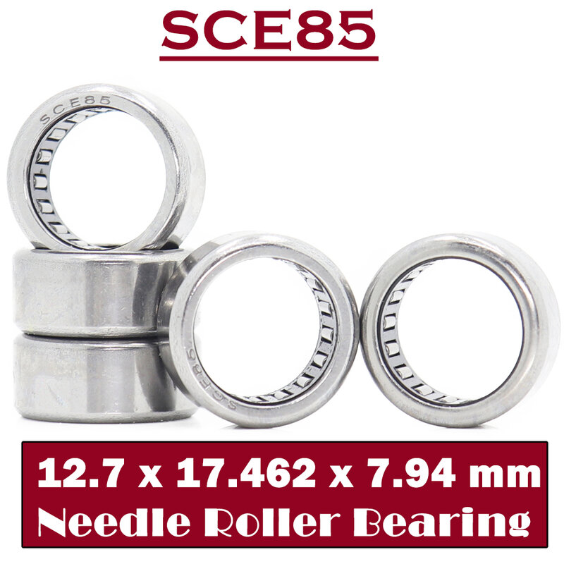 SCE85 Bearing 12.7*17.462*7.94 Mm (5 PCS) drawn Cup Needle Roller Bearings B85 BA85Z SCE 85 Bearing