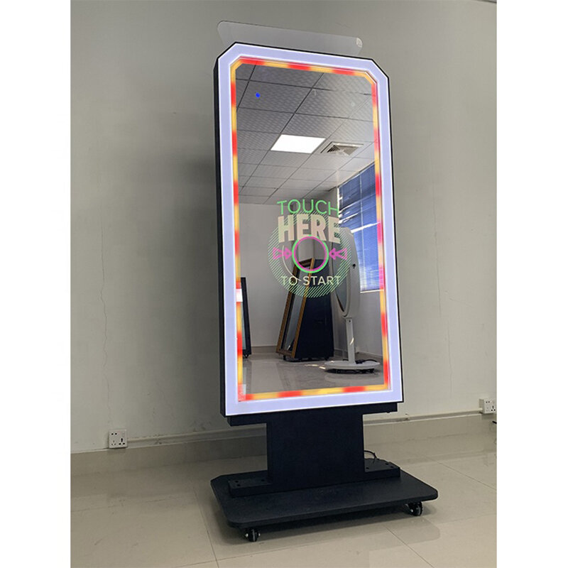 Cabina fotografica astuta dello specchio del Touch Screen di Photobooth magico economico di Diy del partito
