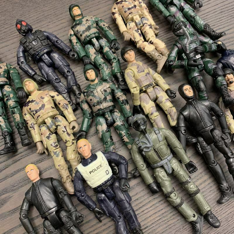 5 штук, военные фигурки солдат Второй мировой войны, 3,75 дюймов, подвижные фигурки, игрушки для мальчиков, рождественский подарок