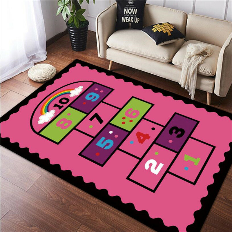 Funny Zoo Shaggy antypoślizgowe maty podłogowe 3D dywan antypoślizgowy dywanik jadalnia salon miękkie dzieci mata do sypialni dywan
