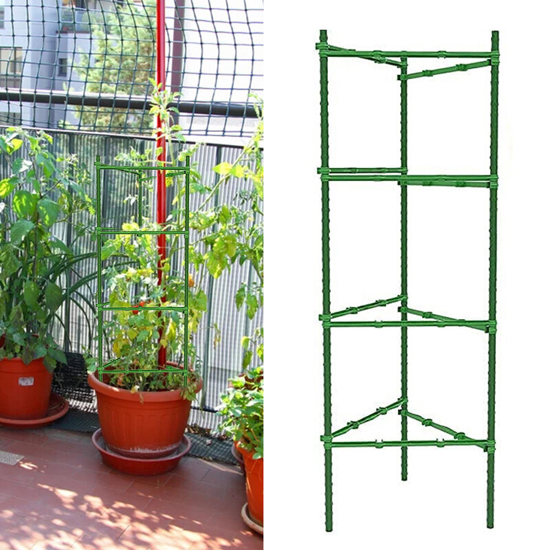 Soporte de marco de escalada para plantas de jardín, 27 piezas, soporte de flores, arreglo, varilla de fijación