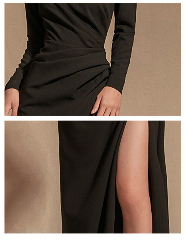 Соблазнительное вечернее платье без бретелек, юбка, женское банкетное облегающее соблазнительное платье средней длины с разрезом
