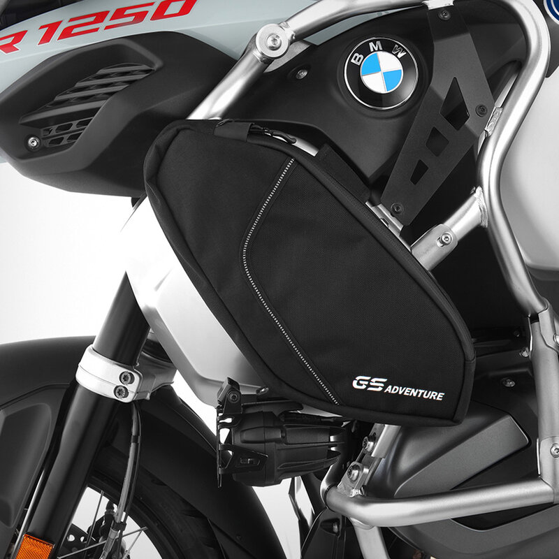 Saco impermeável para motocicleta Quadro Crash Bars, Repair Tool Placement, Travel Bag para BMW R1250GS Adventure R 1250 GS