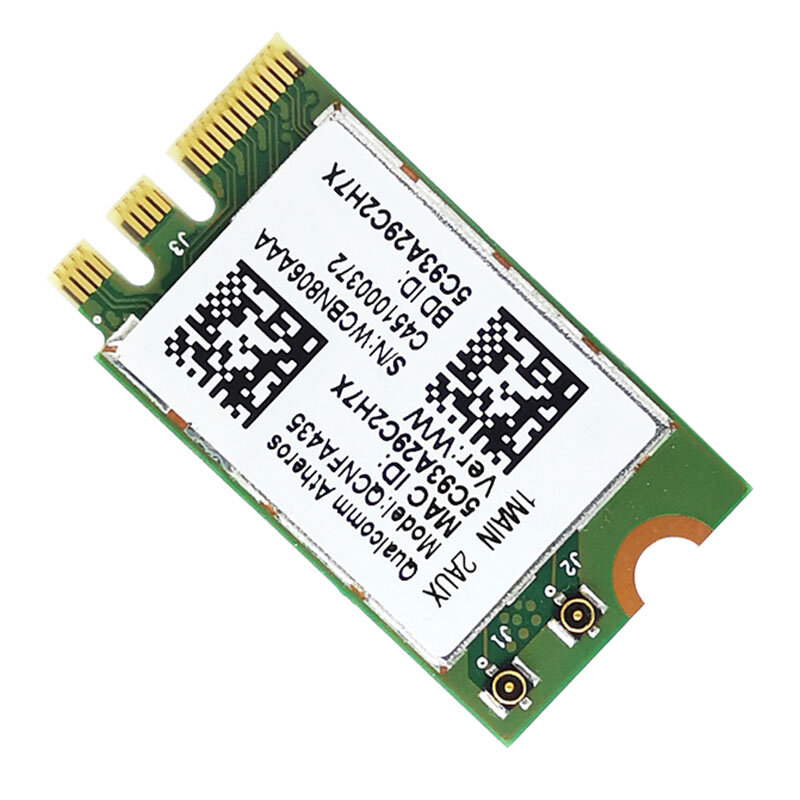 Лидер продаж, беспроводная карта адаптера для Qualcomm Atheros QCA9377 QCNFA435 802.11AC 2,4G/5G NGFF Wi-Fi Карта Bluetooth 4,1