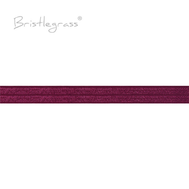 Bristlegrass-スパンデックスサテンヘアバンド,5/8 ",15mm,光沢のある,折りたたみ式,伸縮性,レース縫製
