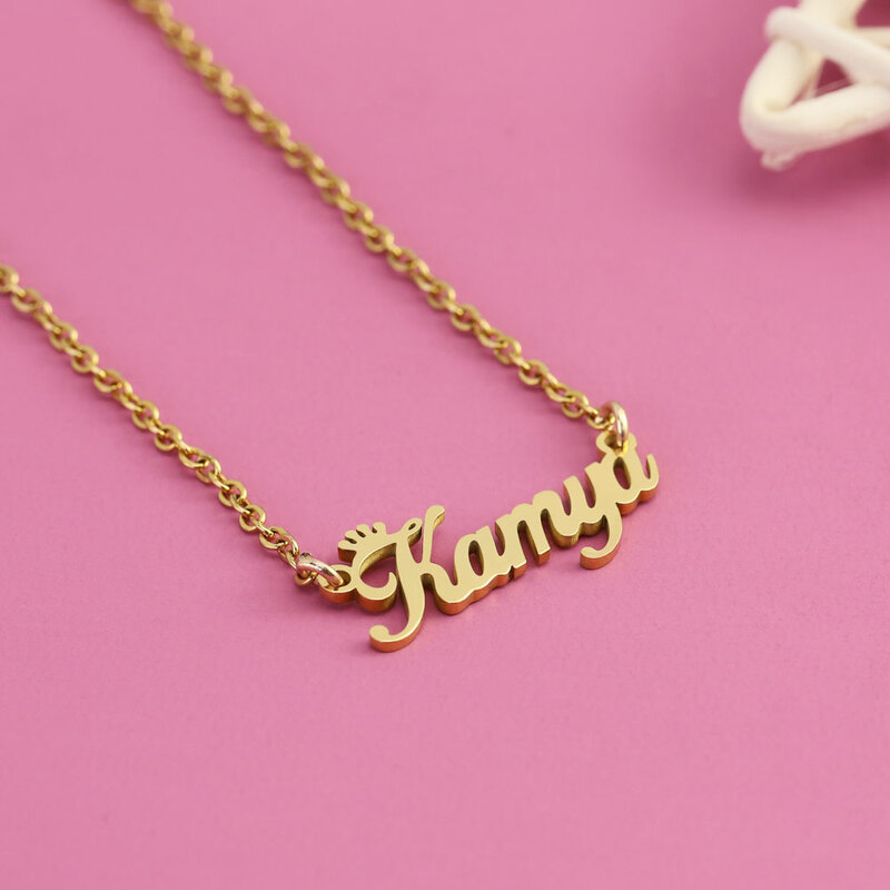MYLONGINGCHARM  Personalized Name Necklace  Customized Your Name Jewelry  Best Friend Gift  for Her  BRIDESMAID GIFTS