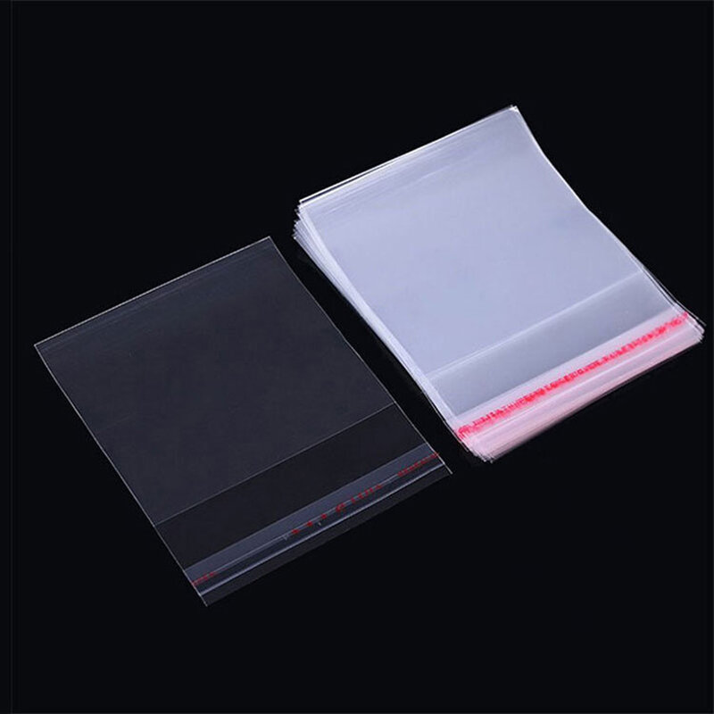 Transparent Starke Selbst-adhesive Tasche Klar Paket Lagerung taschen Kleine Kunststoff Self Sealing Zellophan verpackung poly Taschen