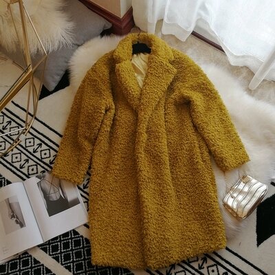 Top brand New Style 2020 High-end Fashion Women Faux Fur Coat S72  high quality