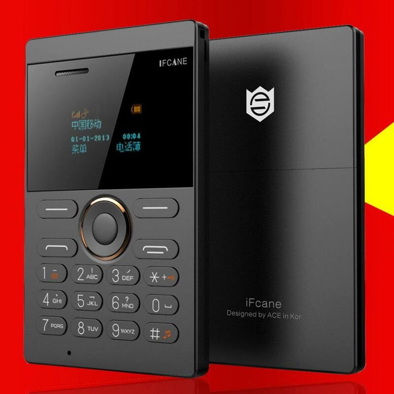 E1 Mini Mobiele Telefoon Student Versie Ultra Dunne Mini Card Mobiele Telefoon Fm Radio