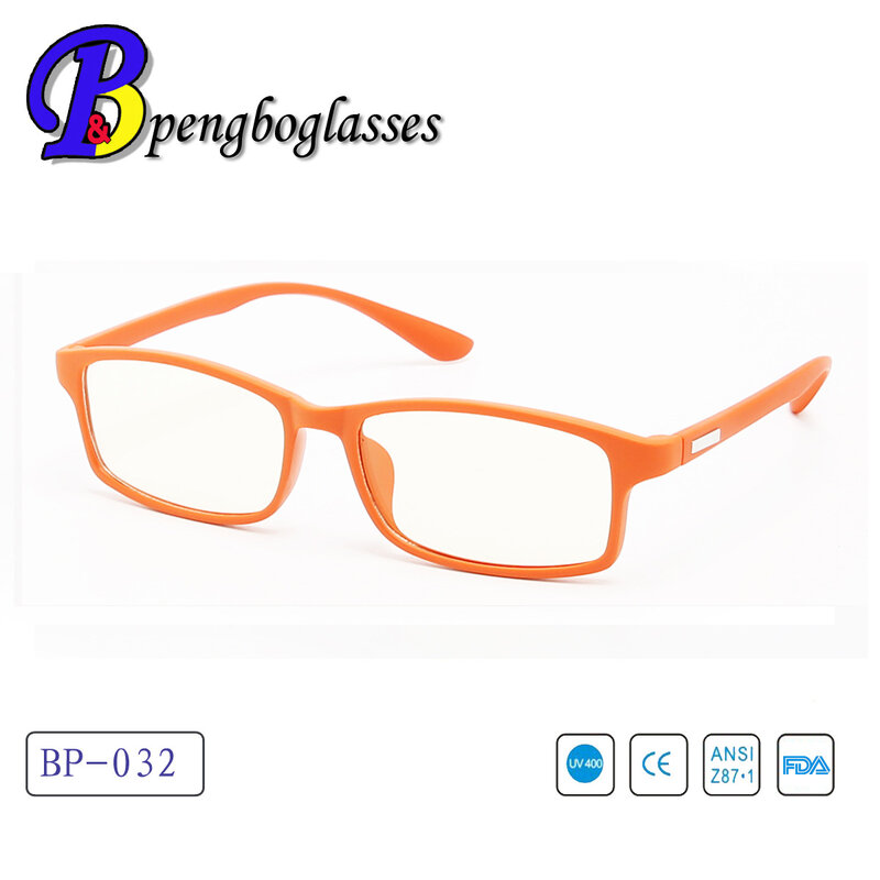 Óculos de proteção para videogame, óculos laranja e anti-azul com íon negativo 032 para computador