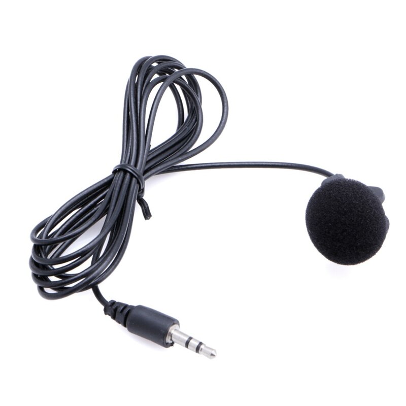 Универсальный портативный мини-микрофон 3,5 мм, микрофон с креплением «свободные руки», мини-аудиомикрофон для ПК, ноутбука, колонка