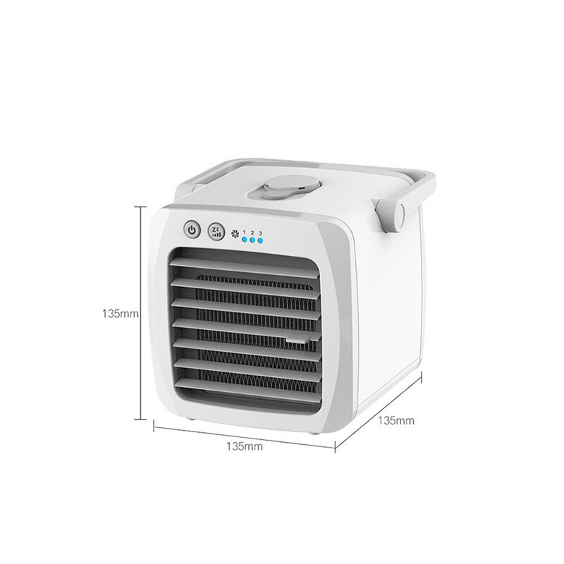 Mini ventilador portátil de ar condicionado, verão, resfriamento rápido e fácil, ventilador refrigerador de ar, ar condicionado USB para quarto