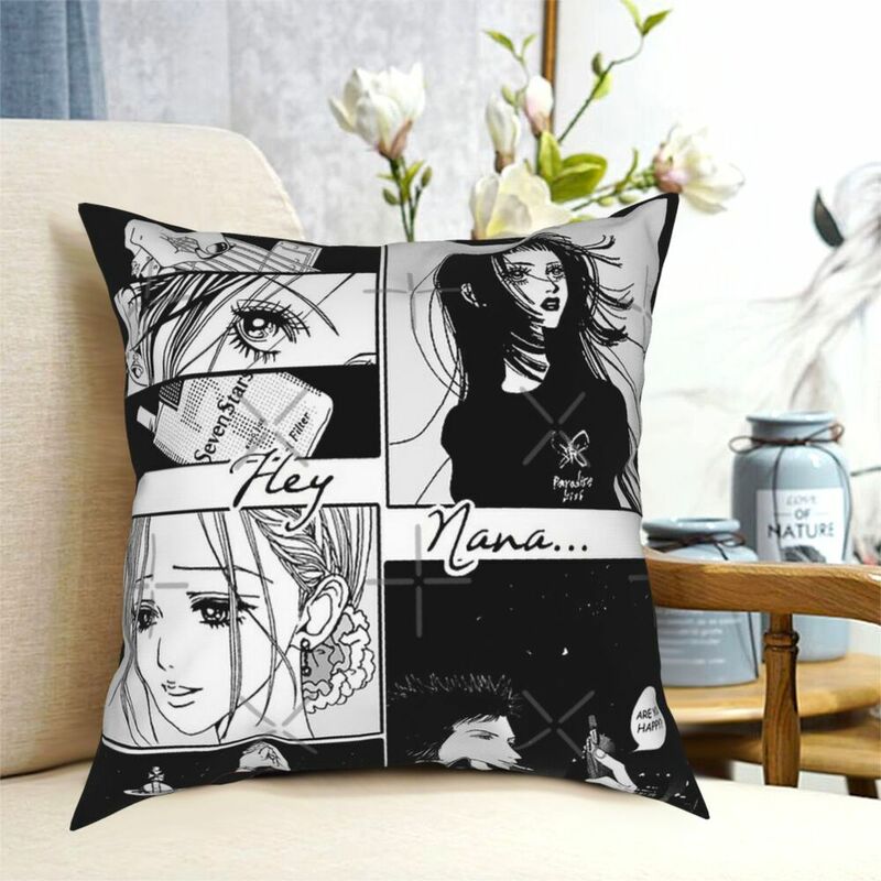 Hey Nana High Quality Ai Yazawa Anime Throw Pillow Case  Car sofa Home Decor Cover Cushion Pillowcases Mandala Cushion