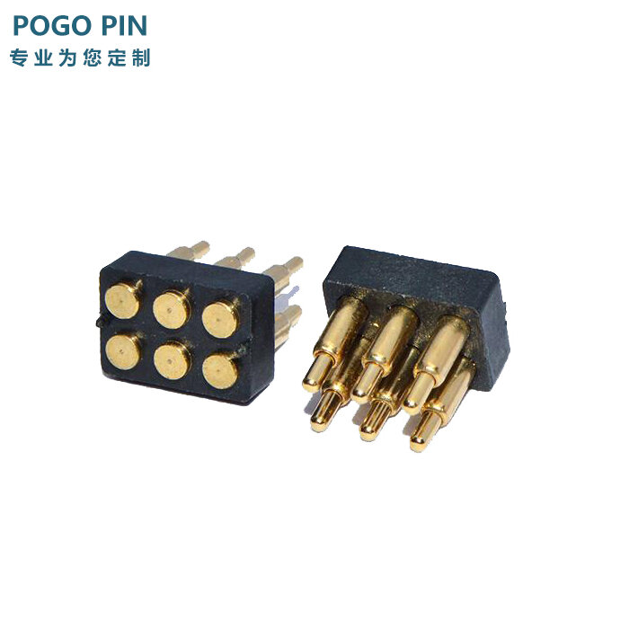 Dedal de antena de conector POGOPIN a prueba de golpes e impermeable, dedal de resorte para auriculares, Pin de prueba de carga chapado en oro
