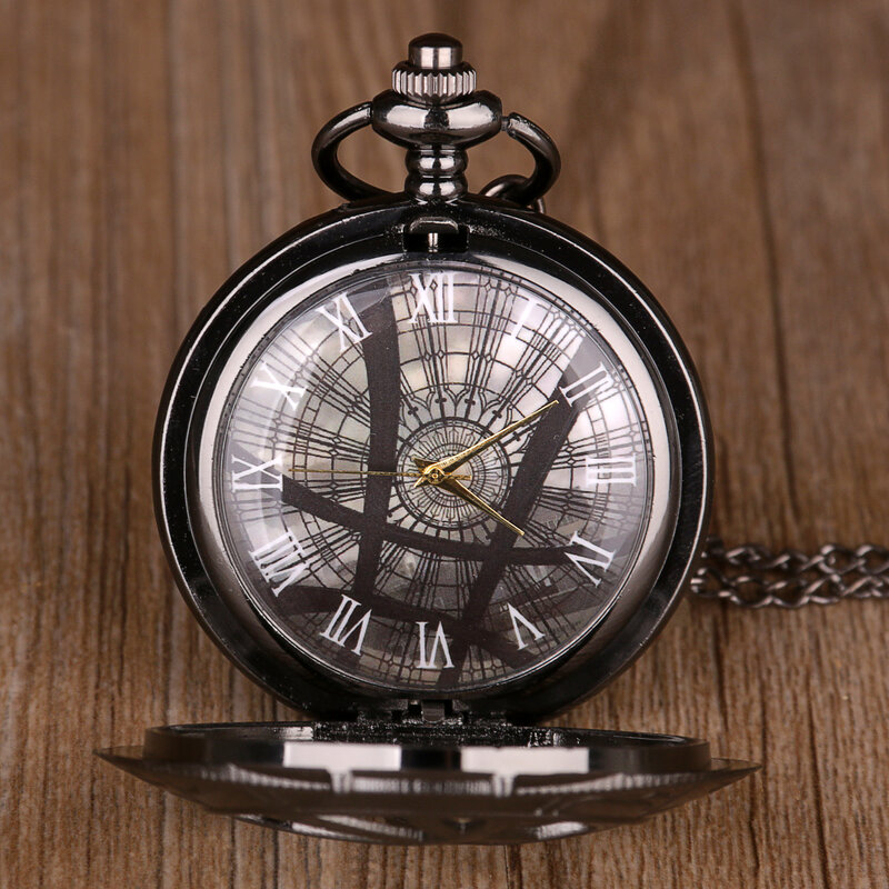 Relojes de bolsillo de bronce Vintage para hombres y mujeres, diseño de ojos, relojes de bolsillo de cuarzo, joyería colgante, collar, cadena, regalos, nuevo