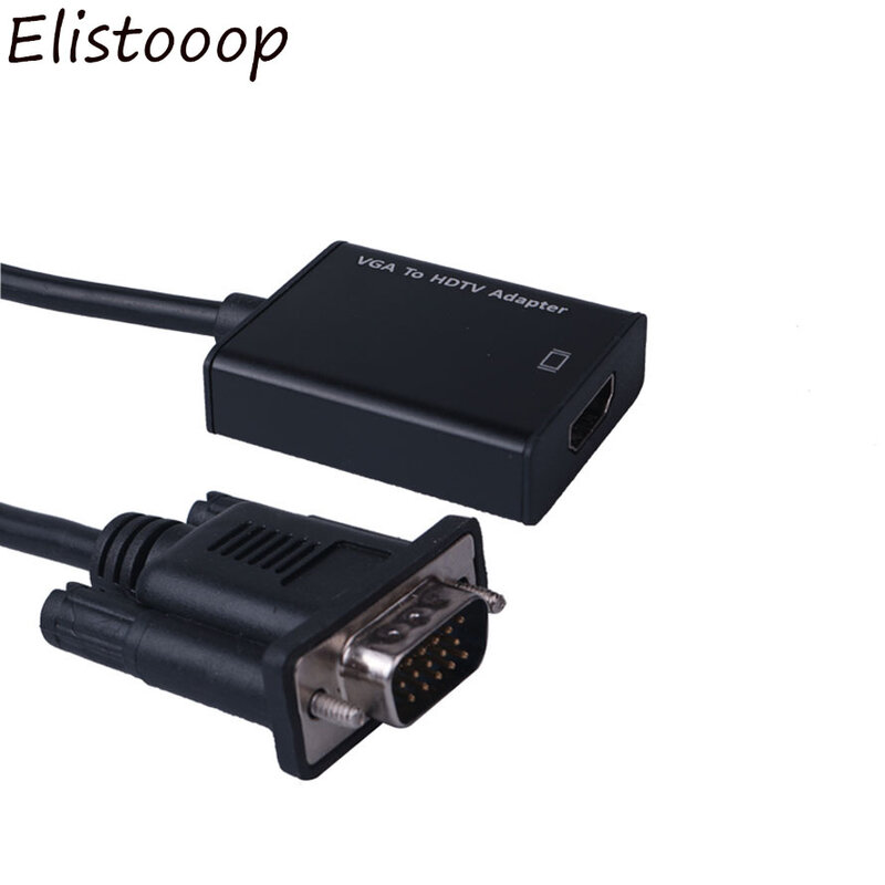 1080P VGA мужчин и женщин HDMI конвертер Кабель-адаптер для ноутбука Destop к ТВ проектор монитор с аудио USB кабель